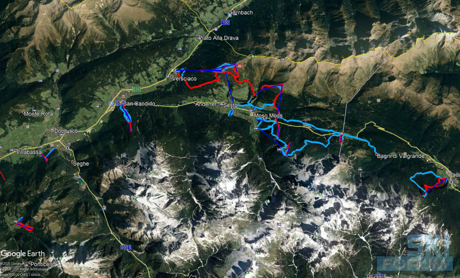 Skiarea di Tre Cime Dolomiti