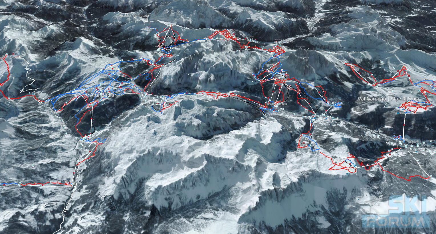 Dolomiti Superski: quanti sono i km di piste reali e dichiarati