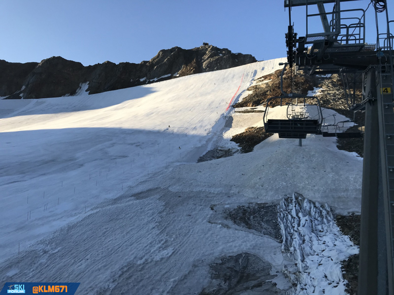 In Val Senales si scia già sul ghiacciaio del Grawand