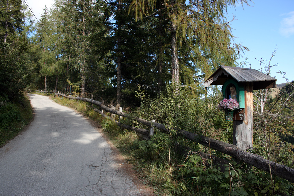 strada sterrata verso la Vizza