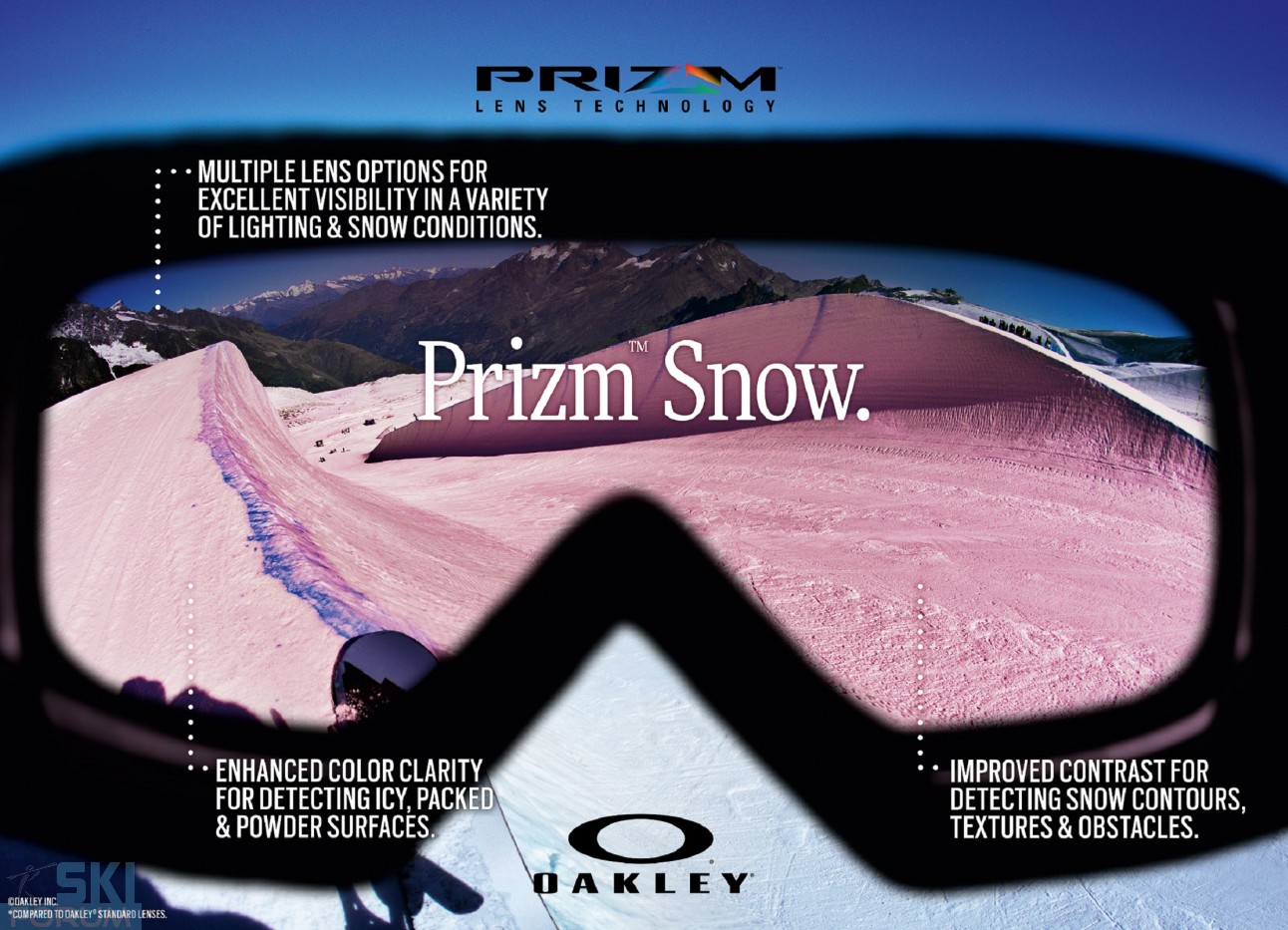 Presentazione delle lenti con tecnologia Prizm™ snow di Oakley®