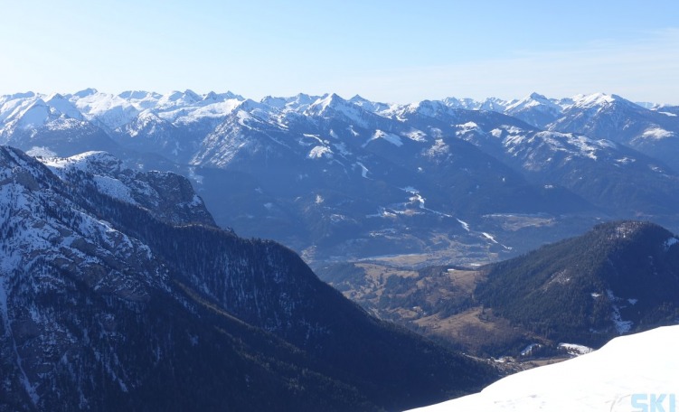 Punto panoramico della Val di Fiemme sulla Pala di Santa, Trentino
