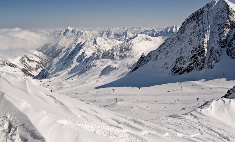 Stubaier Gletscher, sciare in Austria a pochi km dal Brennero