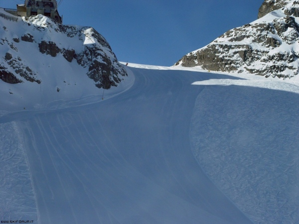 Muro delle piste da sci di Porta Vescovo, Arabba - Dolomiti