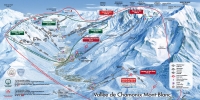 Cartina e mappa delle piste di Chamonix - Mont Blanc