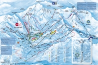 Cartina e mappa delle piste di Val Thorens