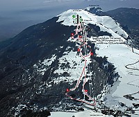 Cartina e mappa delle piste di Monte Piselli