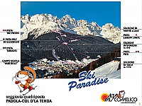 Cartina e mappa delle piste di Padola - Val Comelico