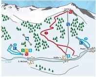 Cartina e mappa delle piste di Val Formazza