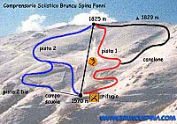 Cartina e mappa delle piste di Bruncu Spina Fonni